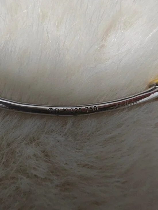 David Yurman Silver and Gold Necklace - Picture 6 of 6